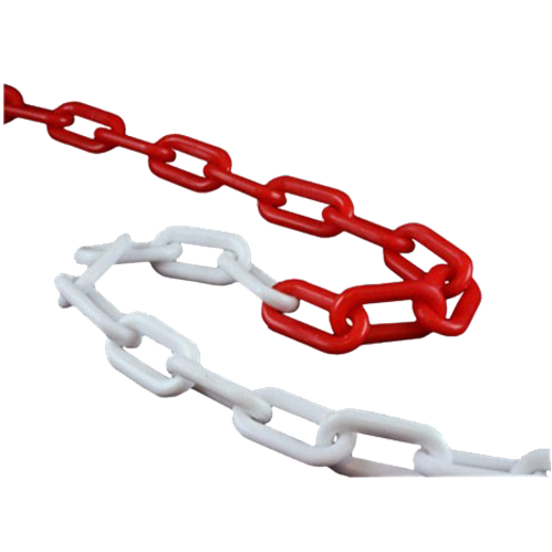 PLASTİK ZİNCİR KIRMIZI - BEYAZ 100 mt